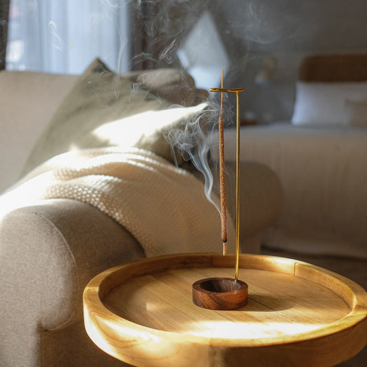 "Blossom" Wood Incense Stand