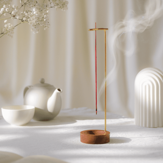 "Blossom" Wood Incense Stand