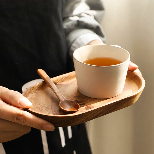 "White Dove" Wood Tray