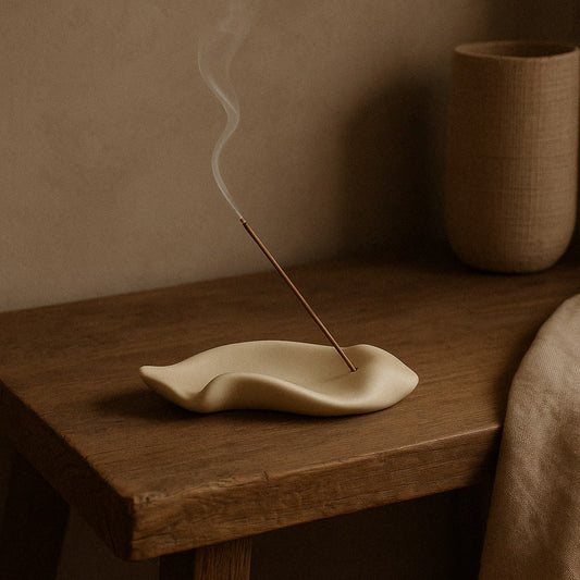 "Renée" Ceramic Incense Holder