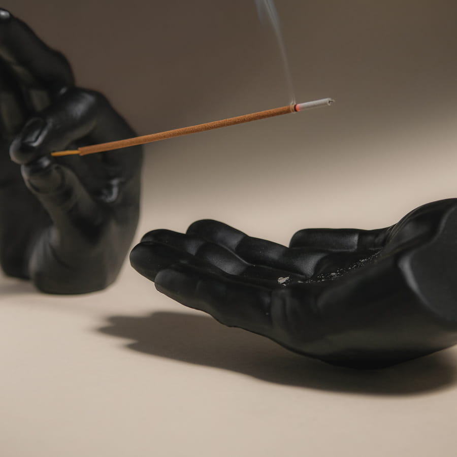 Porta incienso de madera - Blossom