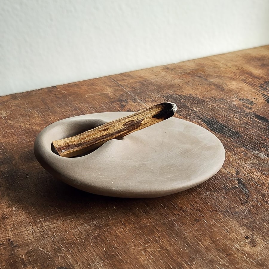 "Noura" Ceramic Palo Santo Holder