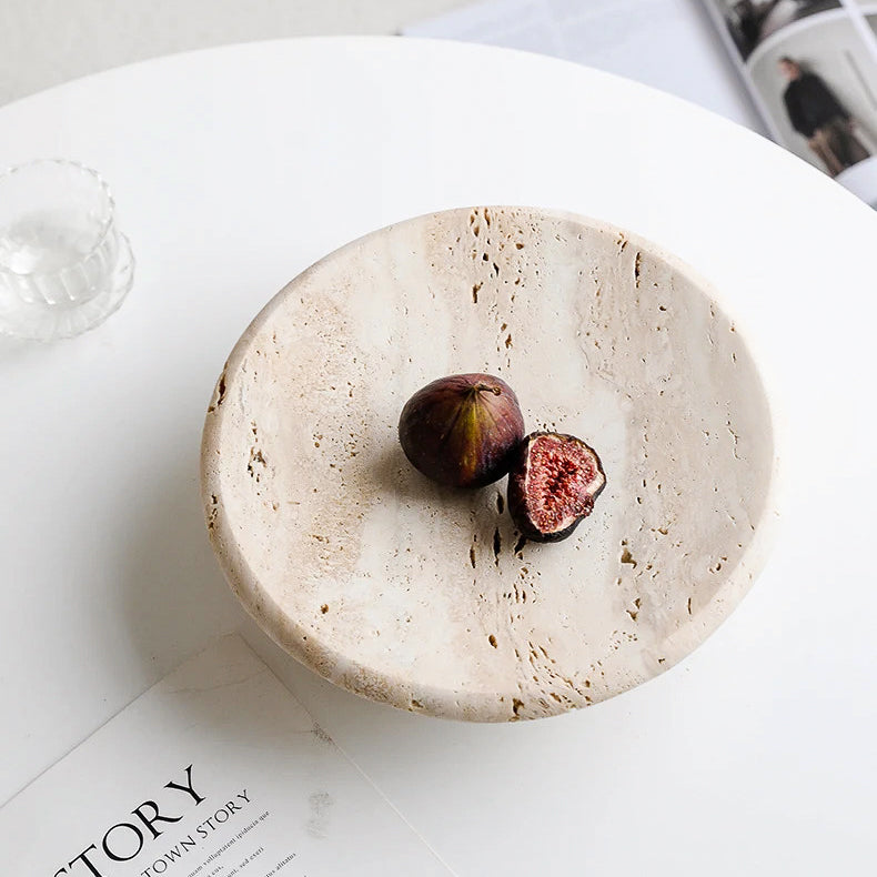 "Ophelia" Travertine Tray