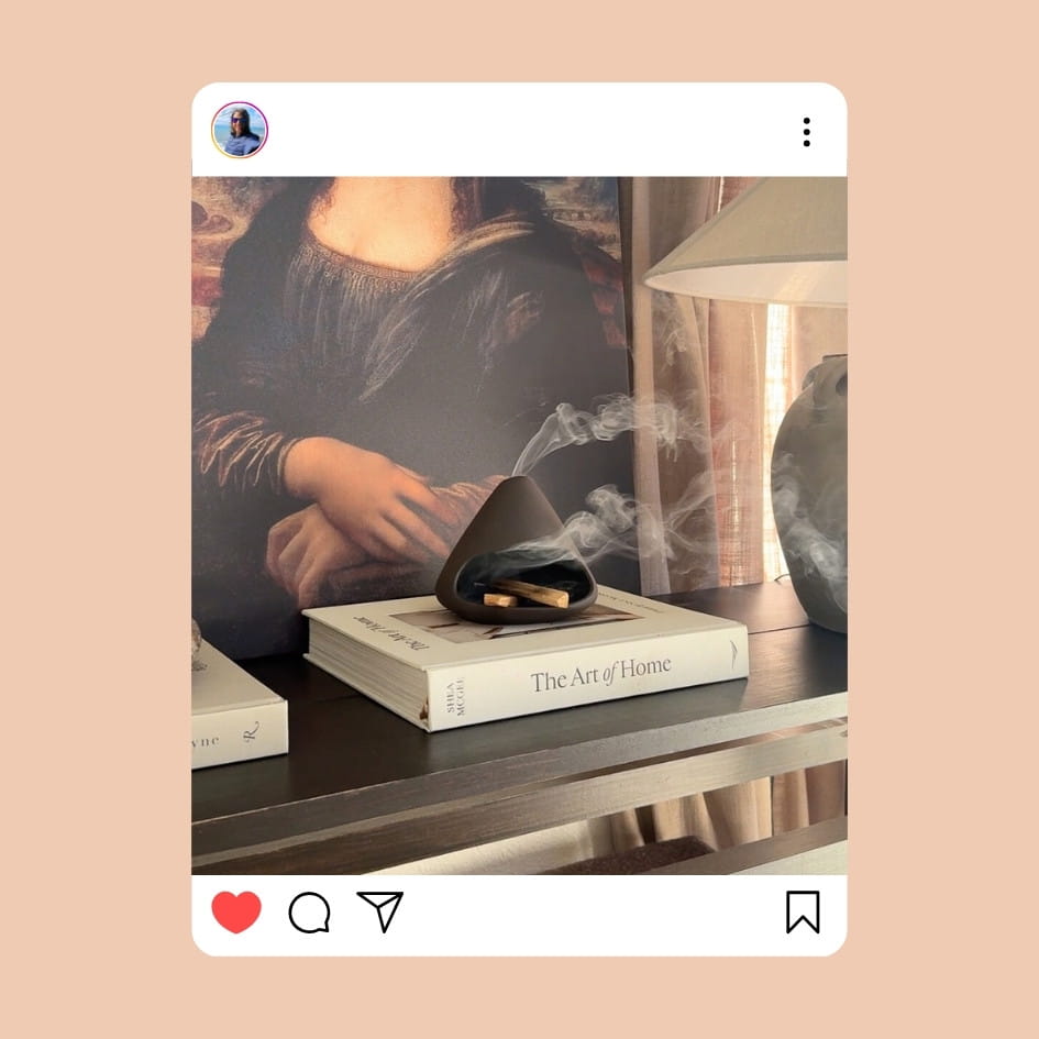 Palo Santo Holder in Ceramic - Resèt