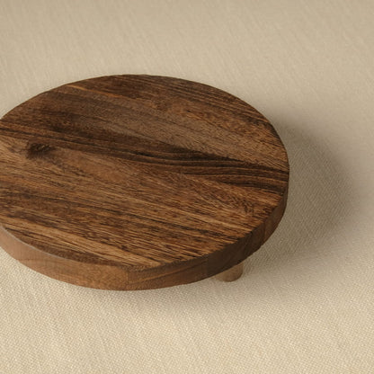 Round Wooden Tray - Sol