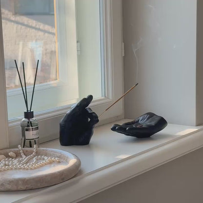 Porta incienso de madera - Blossom